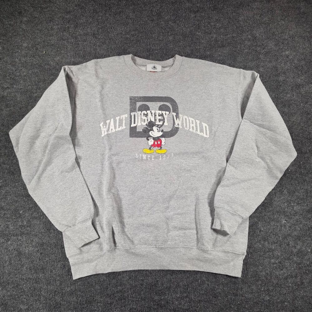 Disney Women's Grey and Black Sweatshirt